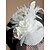baratos Capacete de Casamento-Uma Camada Corte da borda Véus de Noiva Véu Ruge / Véus de Birdcage com Penas 30 cm Tule