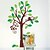 cheap Botanical Wall Stickers-Children&#039;s Room Monkey Tree Wall Stickers