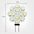 olcso Kéttűs LED-es izzók-1.5 W LED betűzős izzók 6000 lm G4 12 LED gyöngyök SMD 5630 Természetes fehér 12 V / #