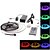 cheap WiFi Control-Waterproof 5M 300x5050 SMD RGB LED Strip Light with 44-Button Remote Controller and AC Adapter Set (100-240V)