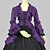 ieftine Rochii Lolita-Clasic / Traditional Lolita Classic Lolita Inspirație Vintage Bumbac Pentru femei Rochii Cosplay Manșon Lung Lung Costume