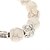 billige Motearmbånd-Cross Imitation Ivory Turquoise Diamond Ball Bracelet
