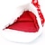 levne Vánoční santa obleky a kostýmy-vločka vzor červená tkanina vánoční čepice