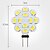preiswerte LED Doppelsteckerlichter-1 W LED Doppel-Pin Leuchten 100-150 lm G4 12 LED-Perlen SMD 5630 Warmes Weiß 12 V
