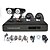 זול ערכת DVR-Anko - High Definition  4CH H. 264 CCTV DVR Kit with 2 Outdoor &amp; 2 Indoor Camera (CMOS 500 TVLine)