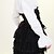 billiga Lolitaklänningar-Knälång svart och rött och vitt bomullstyg Gothic Lolita Kjol