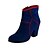 Недорогие Женская обувь-Suede коренастый пятки лодыжки сапоги с молнией партии / вечер обувь (другие цвета)