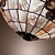abordables Luces de techo y ventiladores-Lámpara de pared Tiffany Floral - TROWBRIDGE