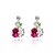cheap Earrings-Crystal Stud Earrings Earrings - Austria Crystal Apple Ladies, Work Jewelry Red / Green / Dark Red For