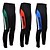 cheap Men&#039;s Shorts, Tights &amp; Pants-Kooplus Men&#039;s Cycling Pants - Red Green Blue Bike Tights Pants / Trousers, 3D Pad, Quick Dry, Breathable, Reflective Strips Polyester