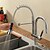 cheap Kitchen Faucets-Kitchen faucet - One Hole Chrome Pull-out / ­Pull-down Deck Mounted Contemporary Kitchen Taps / Single Handle One Hole