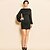 cheap Women&#039;s Dresses-Black Mini Dress - Long Sleeve All Seasons Black