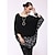 economico Top da donna-ayiasha strisce verticali sciolto lontra maglione di lana pelliccia di coniglio (lunghezza: 75, busto: 70x2, dovrebbe: 74cm)