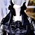 billige Lolitakjoler-Gothic Lolitaa Punk Kjoler Dame Pige Blonde Satin Japansk Cosplay Kostumer Blonde Kortærmet Medium Længde / Gotisk Lolita / Handsker