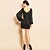 cheap Women&#039;s Dresses-Black Mini Dress - Long Sleeve All Seasons Black