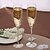 billige Champagneglass-personlige hule hjerter Risting fløyter (sett med 2)