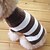 preiswerte Hundekleidung-Katze Hund Pullover Welpenkleidung Streifen Modisch warm halten Winter Hundekleidung Welpenkleidung Hunde-Outfits Kostüm für Mädchen und Jungen Hund Baumwolle XS S M