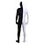 ieftine Costume Zentai-negru și alb lycra complet costum de corp zentai