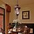 cheap Lantern Design-1-Light 17(7&quot;) Mini Style Pendant Light Glass Lantern Bronze Country / Lantern 110-120V / 220-240V