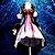 levne Kostýmy z videoher-Inspirovaný Vocaloid Haku Video Hra Cosplay kostýmy Cosplay šaty Bez rukávů Nákrčník Vesta Šaty Rukávy