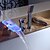 voordelige Badkranen-Badkraan - Hedendaagse Chroom Romeins bad Keramische ventiel Bath Shower Mixer Taps / Messing / Single Handle drie gaten