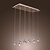 baratos Luzes pendentes-10-luz 26 cm (10 inch) Cristal Luzes Pingente Metal Cromado Contemporâneo Moderno 110-120V / 220-240V