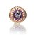 cheap Rings-Elegant 23K Gold Plated Cubic Zirconia Ring