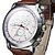 voordelige Klassieke Horloge-Men&#039;s Wrist Watch Aviation Watch Quartz Quilted PU Leather Black / Brown Casual Watch Analog Charm Classic - Black White