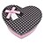 cheap Favor Holders-Heart Shaped Polka Dot Gift Box With Ribbon Bow