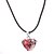 Недорогие Модные ожерелья-Ожерелья с подвесками В форме сердца Стекло Сплав Любовь Сердце Бижутерия Для Повседневные