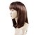 economico Parrucche sintetiche-Senza cappuccio di media Brown ondulato sintetico di alta qualità giapponese Kanekalon parrucche stile europeo