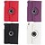 cheap iPad Accessories-Case For iPad Mini 3/2/1 360° Rotation / with Stand Full Body Cases Solid Color PU Leather