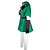levne Anime kostýmy-Inspirovaný The Legend of Zelda Link Deluxe Video Hra Cosplay kostýmy Cosplay šaty Patchwork Poloviční rukáv Kabát Tričko Kalhoty Kostýmy