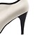 זול נעלי עקב לנשים-בגדי ריקוד נשים שמלה מסיבה וערב חורף פפיון עקב סטילטו מגפיים דמוי עור בז&#039;
