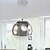 baratos Luzes da ilha-1 luz maishang® globo de luz pendente de estilo mini de 25 cm (10 pol.) Galvanizado moderno contemporâneo 110-120v / 220-240v