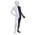 ieftine Costume Zentai-negru și alb lycra complet costum de corp zentai