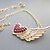 זול שרשרת אופנתית-Women&#039;s Graceful Heart Shape Necklace