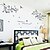 cheap Wall Stickers-Botanical DIY Words Wall Stickers Hapiness Tree Washable Wall Decals