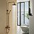 Χαμηλού Κόστους Βρύσες Ντουζιέρας-Σύστημα Ντουζ Σειρά - Βροχή Πεπαλαιωμένο Πεπαλαιωμένος Ορείχαλκος Σύστημα Ντουζ Κεραμική Βαλβίδα Bath Shower Mixer Taps / #