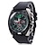 cheap Watches-Men&#039;s Casual Style Silcone Analog Quartz Wrist Watch (Black)