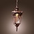 abordables Design Lanterne-1 lumière 17 (7 &quot;) mini style suspension lumineuse lanterne en verre bronze country / lanterne 110-120v / 220-240v