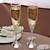 abordables Flûtes à Champagne-Cristal Flûtes grillage Boîte à cadeau Thème jardin L&#039;autume / L&#039;hiver / Printemps