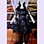 abordables Vestidos Lolita-Gosurori Lolita Punk Vestidos Mujer Chica Tela de Encaje Satín Japonés Disfraces de Cosplay Encaje Manga Corta Longitud Mediana / Guantes