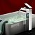 cheap Robinetteries de lavabo-Bathroom Sink Faucet - Waterfall Chrome Centerset One Hole / Single Handle One HoleBath Taps