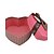 abordables Supports cadeaux invités-Rose Coffret Cadeau forme de coeur avec ruban Bow