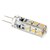 billiga LED-bi-pinlampor-1.5 W LED-lampa 110-130 lm G4 T 24 LED-pärlor Varmvit 12 V / # / CE