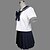 cheap Career &amp; Profession Costumes-Student / School Uniform Cosplay Costume Party Costume Women&#039;s School Uniforms Christmas Halloween Carnival Festival / Holiday Jazz Wool Ink Blue Carnival Costumes Patchwork