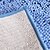 voordelige Vloerkleden-elaine fiber waterabsorberend antislip tapijt (50 * 80cm, blauw)