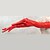 levne Zentai-Rukavice Kočičí oblek Kožené obleky Ninja Dospělé Latex Cosplay kostýmy Pohlaví Pánské Dámské Červená Jednobarevné Halloween / Vysoká pružnost