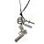 cheap Men&#039;s Necklaces-Z&amp;X®  Handgun Pattern Cow Leather Necklace